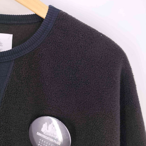 ストフ STOF CONVERSATION PEACE フリース ポンチョ メンズ